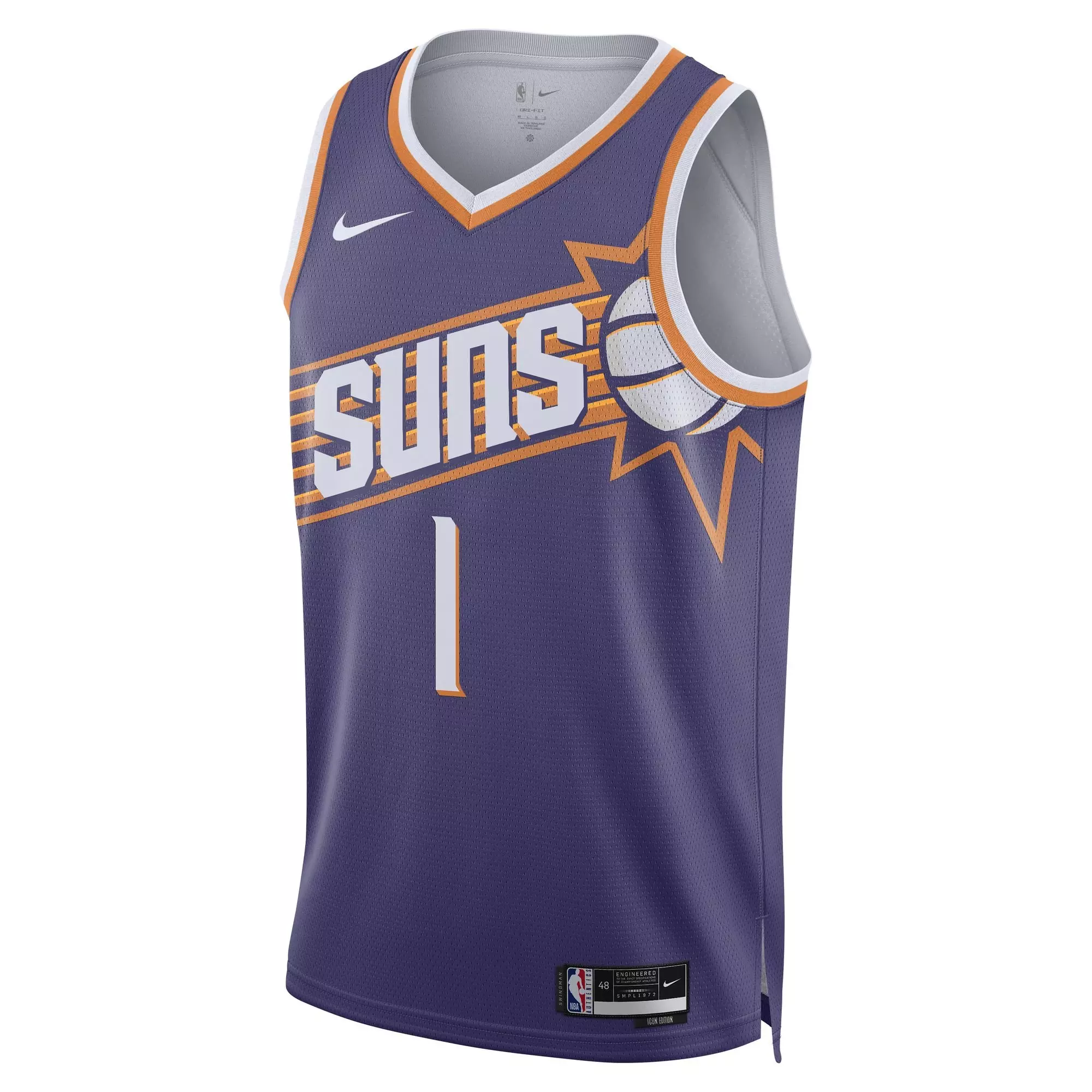 Nike D. Booker Phoenix Suns '23 Swingman Jersey | Hibbett